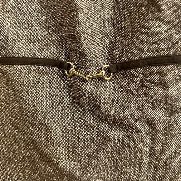 Ann Taylor Loft Sleeveless Brown Dress Wool Blend Casual Career Size 14 - Picture 4 of 9